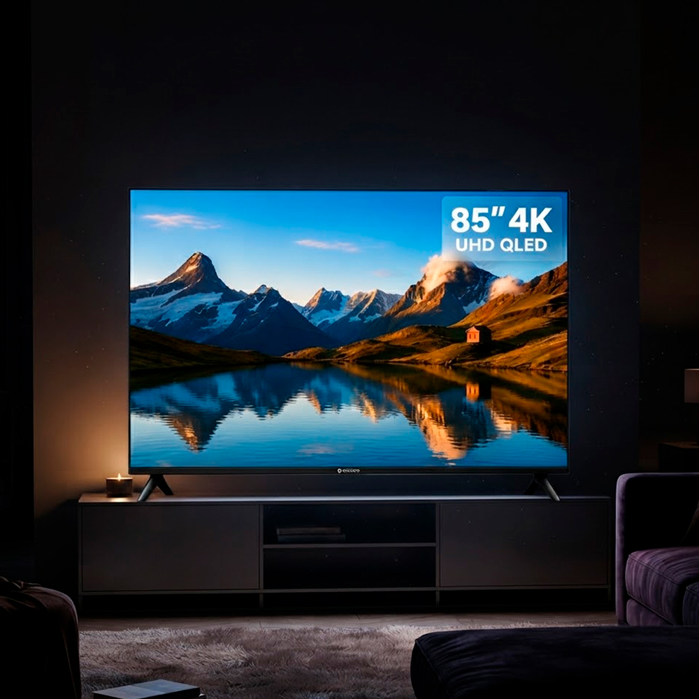 TV Ecogreen 85 polegadas com Gorilla Glass: mais proteção para uma tela gigante