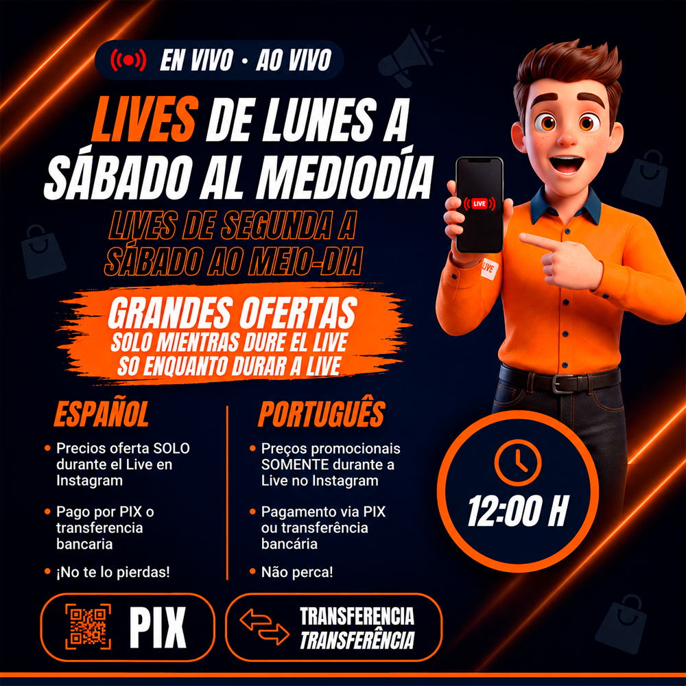 Liveshop: novidades e ofertas todos os dias às 12h