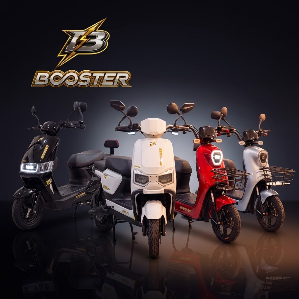 Motos elétricas Booster: cinco novos modelos chegaram à Intershop