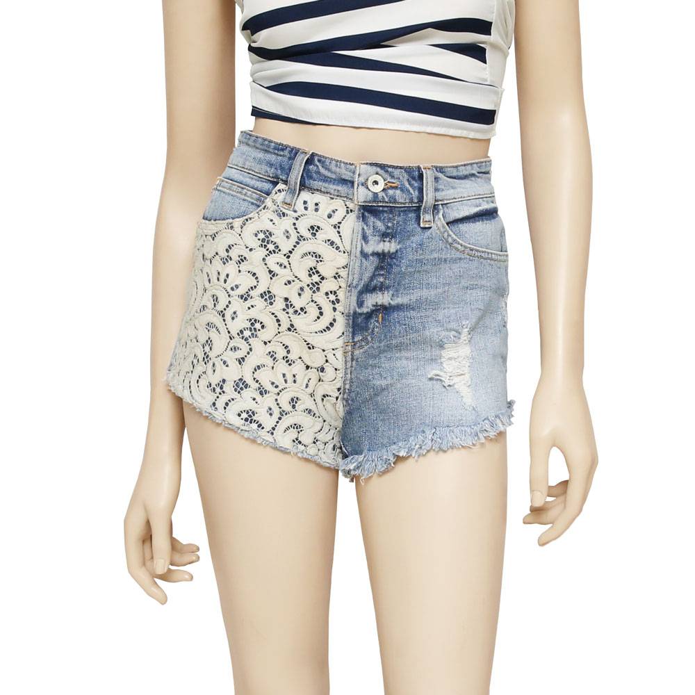 GUESS SHORT P/DAMA BLUE WASH 24...................