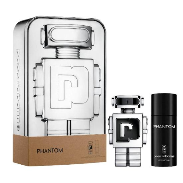 Perfume Paco Rabanne Phantom Masculino Parfum 100Ml + Desodorante Lata