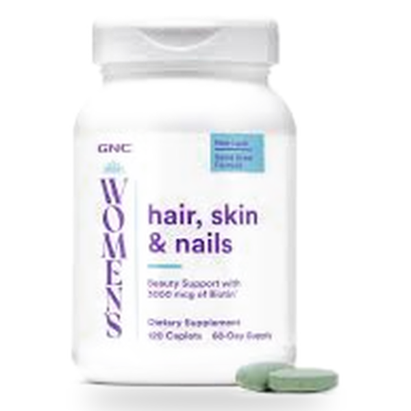 Gnc Suplemento Hair Skin Nails 3000MCG 120 Caps