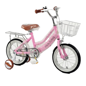 Bicicleta Infantil Huttong Aro 12 Rosa/Branco