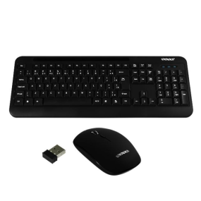 Teclado e Mouse Satellite AK-725G Wireless Black