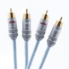 Cabo Supra Ic Rca Dac-X Audio Blue Par 1m