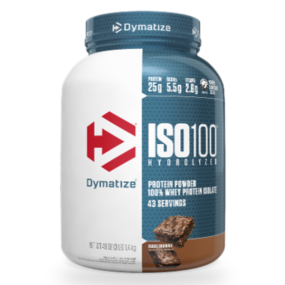 PROT ISO100 FUDGE BROWNIE DYMATIZE 3LB