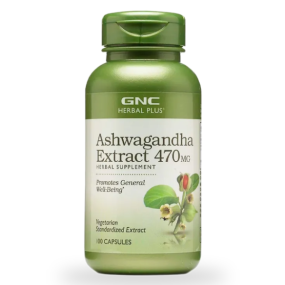 SUP ASHWAGANDHA EXTRACT GNC 470MG/100CAPS