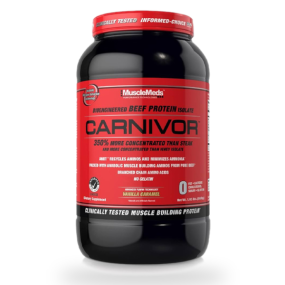 Proteína Carnivor Vanilla Caramel Muscle Med 2LB