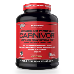 Proteína Carnivor Vanilla Caramel Musclemed 4lb