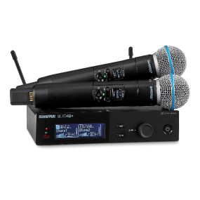 Sistema sem fio duplo Shure SLXD24D+/B58-G57