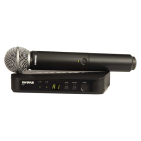Microfone Sem Fio Vocal Shure BLX24BR/SM58-J10 com SM58