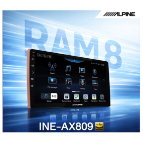 ALPINE INE-AX809 — Central Multimídia Digital 9" | Andr...